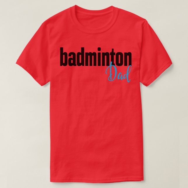 Camiseta Pai Badminton (Frente do Design)