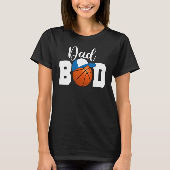 Camiseta Pai Ballpark de Basquete de pai (Frente)