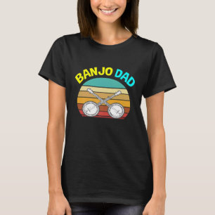 Camiseta Pai Banjo Para Vintage Music Men Pais