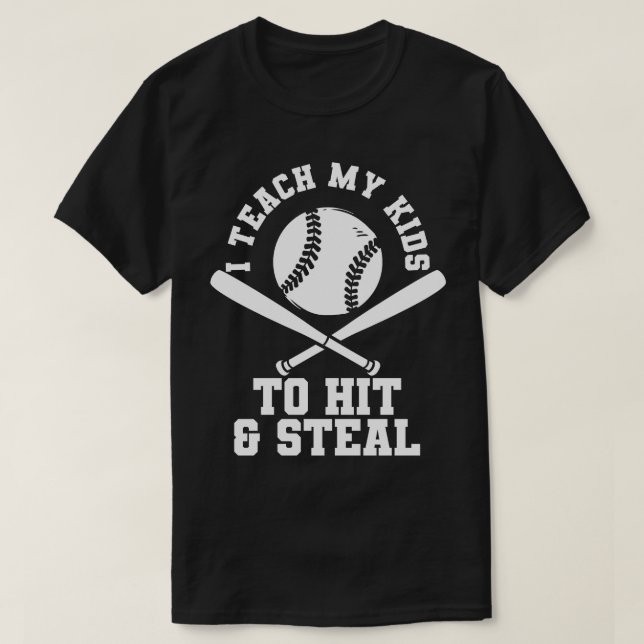 Camiseta Pai Baseball Mãe (Frente do Design)