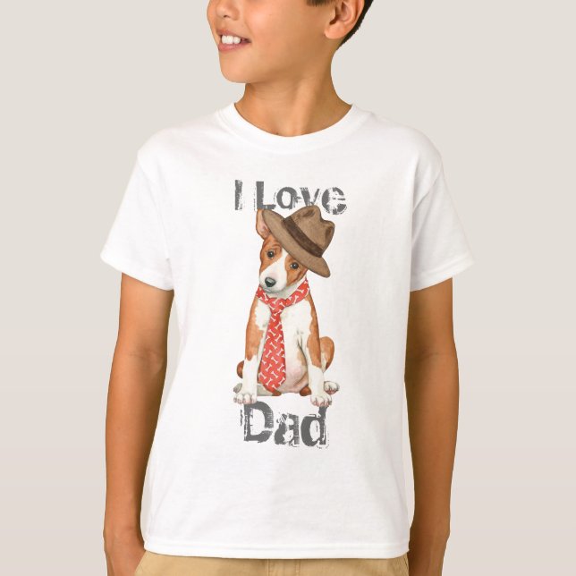 Camiseta Pai Basenji (Frente)
