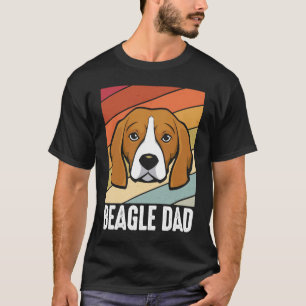Camiseta Pai beagle pai pai caminhando