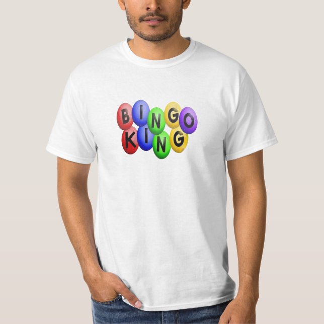 Camiseta Pai BINGO King Bingo Lover (Frente)