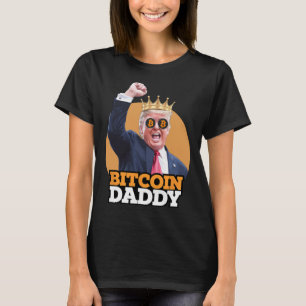 Camiseta Pai Bítalo Trump Crypto King Money Evoluti