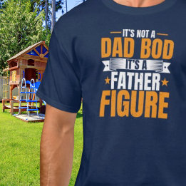 Camiseta Pai Bod Padre Figura Engraçada Dotação Dotada
