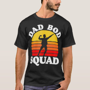 Camiseta Pai Bod Squad Engraçado Posicionando Dia de os pai