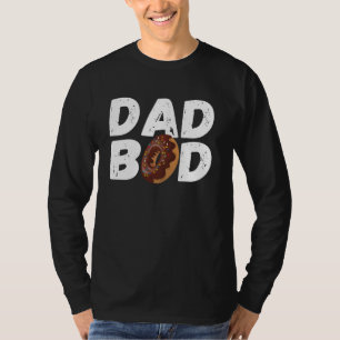 Camiseta Pai Bod Tshirt Rosquinha Engraçada Pai Gym Tee