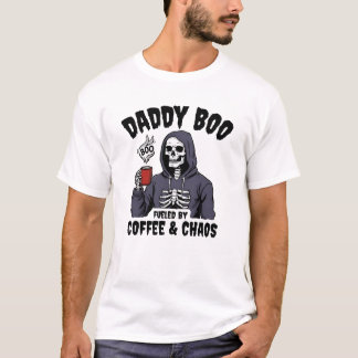 Camiseta Pai Boo Halloween Mens T-Shirts Correspondendo