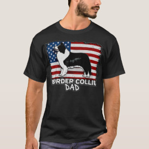 Camiseta Pai Border Collie Cachorro Masculino 