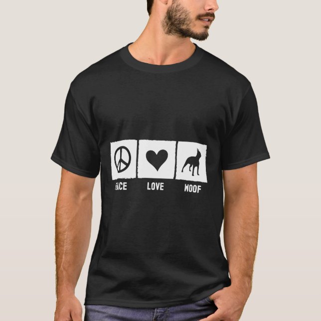 Camiseta Pai Boston Terrier Mãe (Frente)