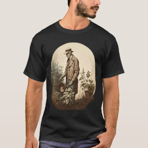Camiseta Pai Botânico Colecionador de Plantas Estilo Vintag