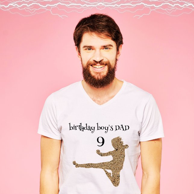 Camiseta Pai Boy Sports Party Artes marciais Karate Anivers (Criador carregado)