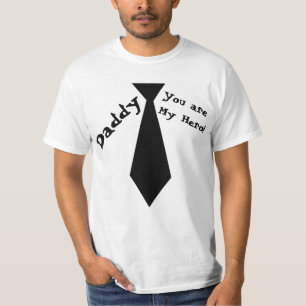 Camiseta Pai Branco Você é o meu Dia de os pais Herói