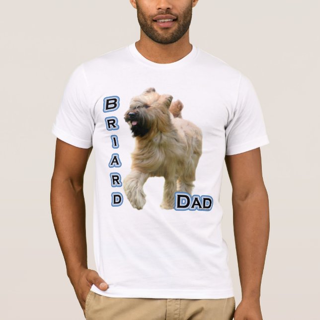 Camiseta Pai Briard 4 (Frente)