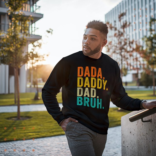 Camiseta Pai BRUH do PAI DADA Vintage (DADA DADDY DAD BRUH Fathers Day Vintage T-Shirt
)
