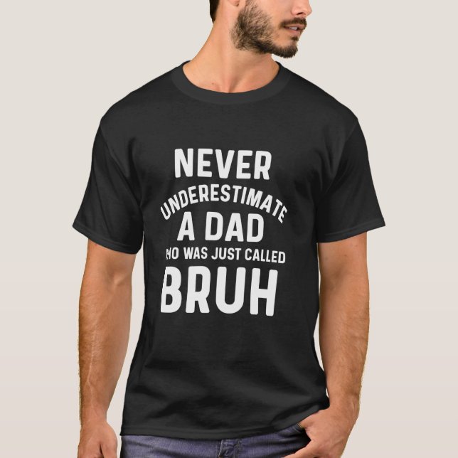 Camiseta Pai Bruh Pai Engraçado Piada Dia dos Pais de Son D (Frente)