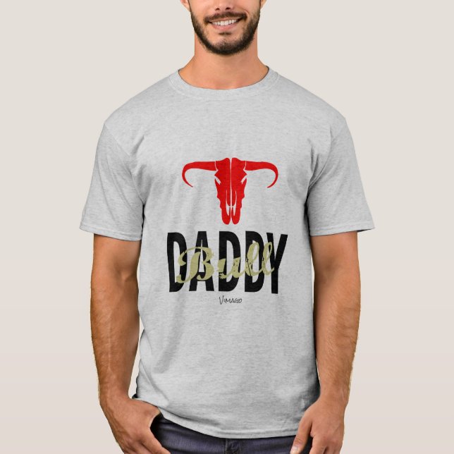 Camiseta Pai Bull por VIMAGO (Frente)