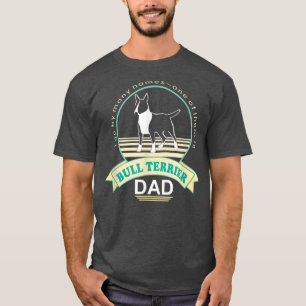 Camiseta Pai Bull Terrier NickerStickers Bull Cão Terrier B