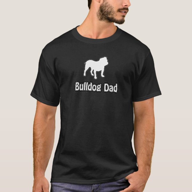 Camiseta Pai Bulldog Inglês (Frente)