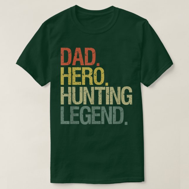 Camiseta Pai caçador (Frente do Design)