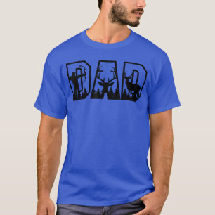 Camiseta Pai Caçador de Cervos Amante da Vida Selvagem Caça