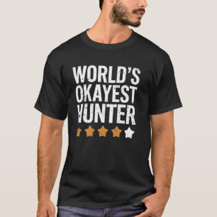 Camiseta Pai Caçador de Cervos Mais ou Menos do Mundo Fã de