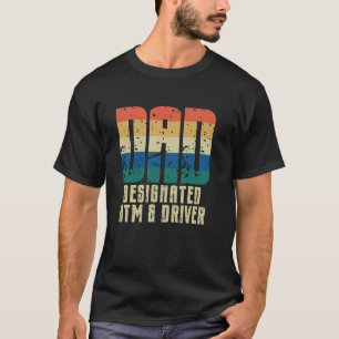 Camiseta Pai Caixa Eletrônico Designado e Humor de Motorist