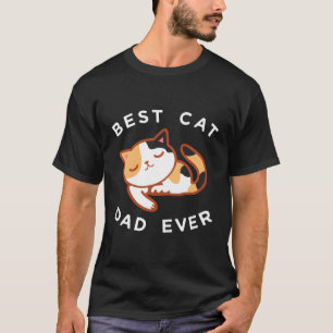 Camiseta Pai Calico Cat Melhor Gatinho Padre Nunca