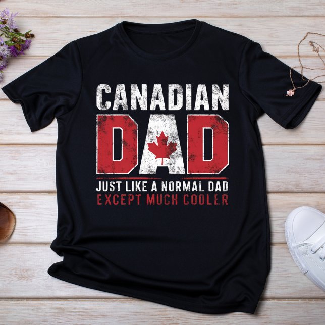 Camiseta Pai canadense legal (Criador carregado)