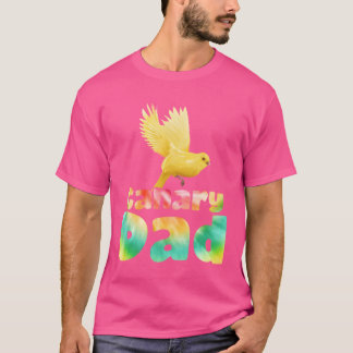 Camiseta Pai Canaries Proprietário do amante de pássaros Me
