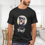 Camiseta Pai Cão Lover Foto de Pet Cute Puppy Puppy Persona<br><div class="desc">Pai de cães... Surpreenda seu Pai de Cachorro favorito neste Dia de os pais, Natal ou seu aniversário com esta super fofinha camiseta personalizada de fotos. Personalize esta camisa de pai de cachorro com as fotos favoritas do seu cachorro e o nome. Esta camisa de pai de cachorro é um...</div>