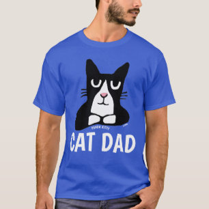 Camiseta PAI CAT, T-shirts Gatinho Panda, Tuxedo