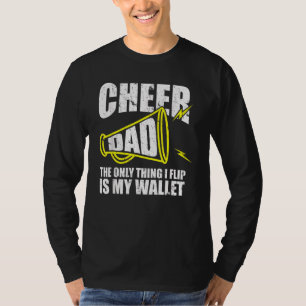 Camiseta Pai Cheer A Única Coisa Que Sacudir É Minha Cartei