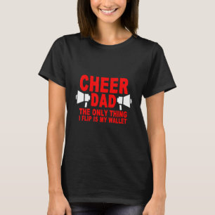 Camiseta Pai Cheer A Única Coisa Que Sacudir É Minha Cartei