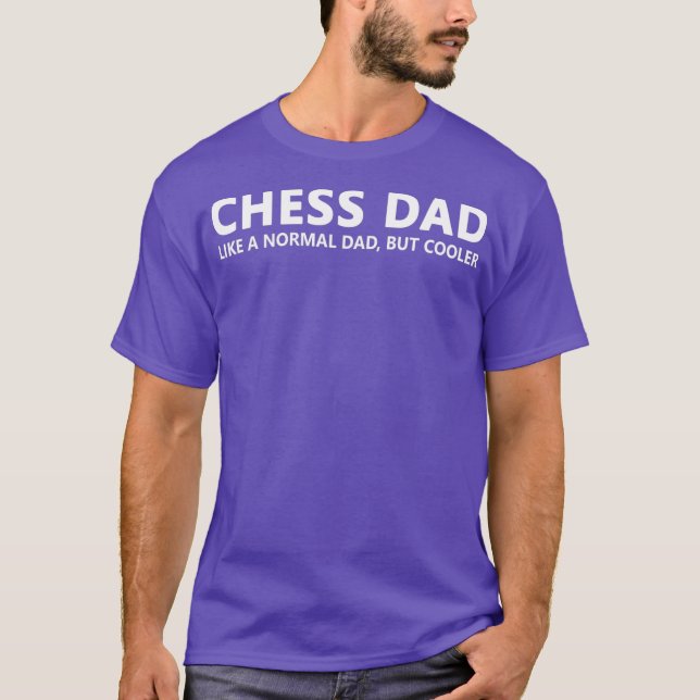 Camiseta Pai Chess Padre Chess (Frente)