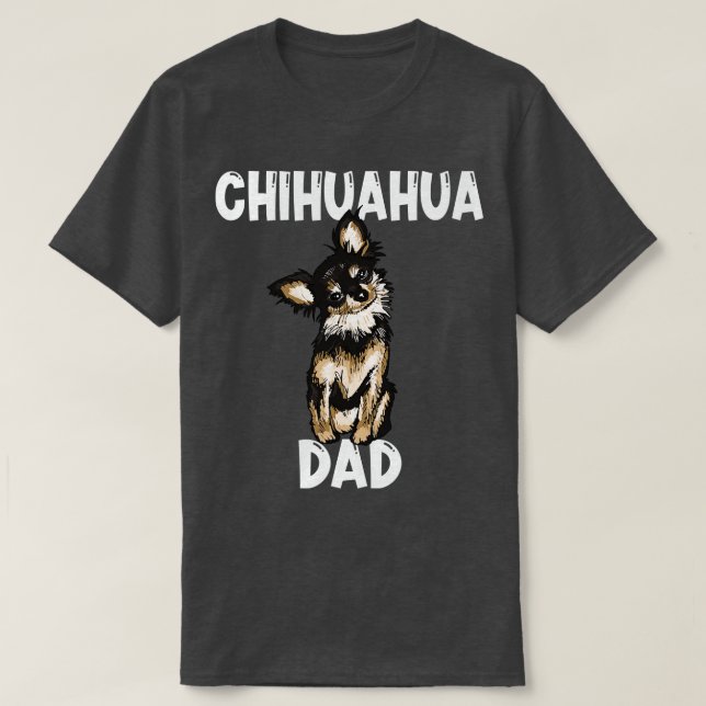 Camiseta Pai Chihuahua (Frente do Design)
