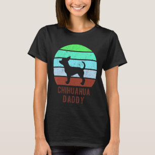 Camiseta Pai Chihuahua Dog Vintage 70s 80s