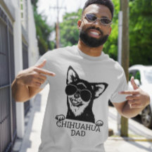 Pai Chihuahua Vestindo Óculos Dias de os pais