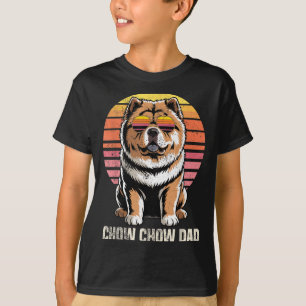 Camiseta Pai Chow Chow Legal Retro Engraçado Dono de Cachor