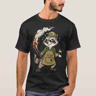 Camiseta Pai Churrasco No Quintal Cartoon