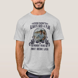 Camiseta Pai Ciclista Aposentado Imagem Personalizada