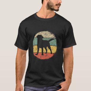 Camiseta Pai circular do proprietário do Labrador Ouro Bla