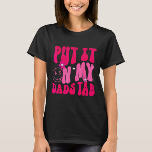Camiseta Pai Coloca Na Minha Pai Pista Pai Filha Pais