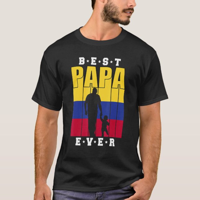 Camiseta Pai Colombiano Papa Baby Pai (Frente)