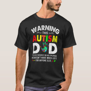 Camiseta Pai com Autismo Usa Paciência nos Filhos Conscient
