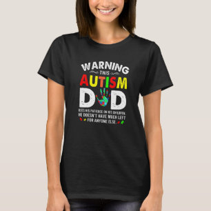 Camiseta Pai com Autismo Usa Paciência nos Filhos Conscient