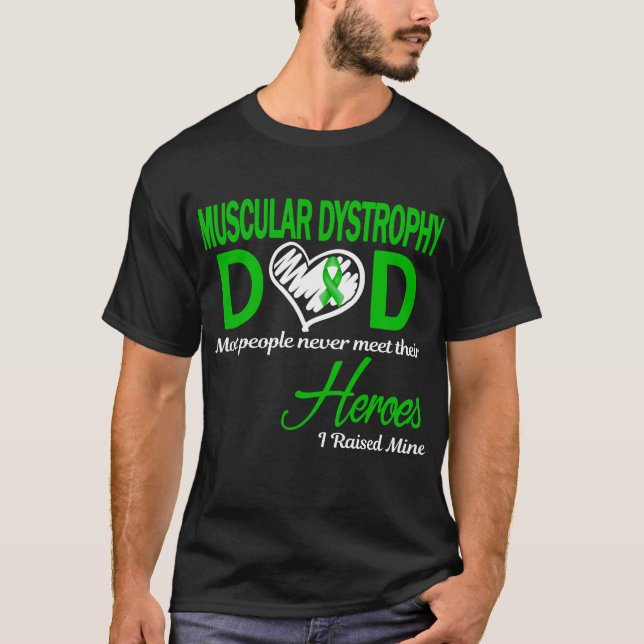 Camiseta Pai com Distrofia Muscular Eu Criei o Meu (Frente)