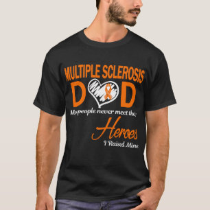 Camiseta Pai com Esclerose Múltipla Eu Criei o Meu