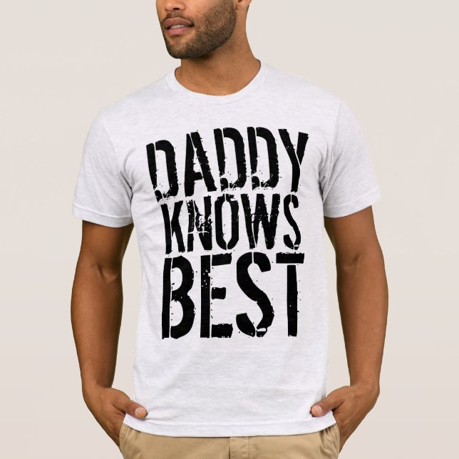 Camiseta PAI CONHECE MELHOR T-Shirts masculinas (Frente)