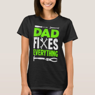 Camiseta Pai conserta tudo que chave de fenda hobbyista pai
